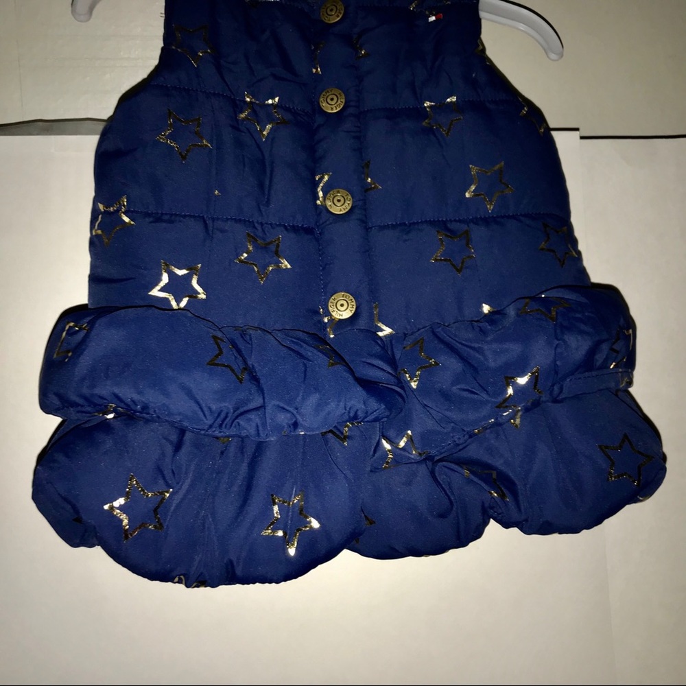 New Tommy Hilfiger Baby Vest 24M Faux Fur Collar - Picture 2 of 8